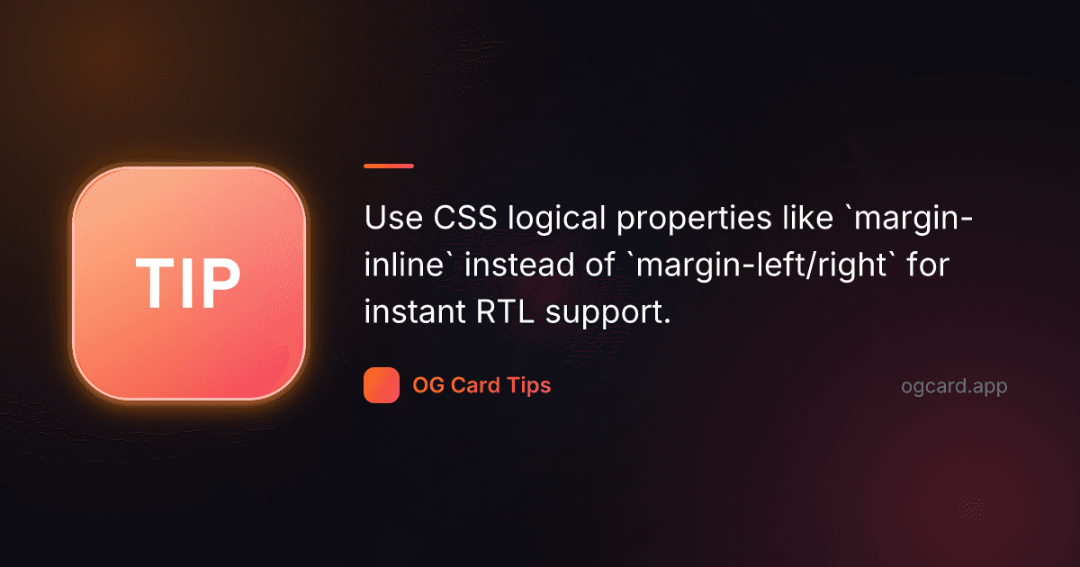 Quick Tip template