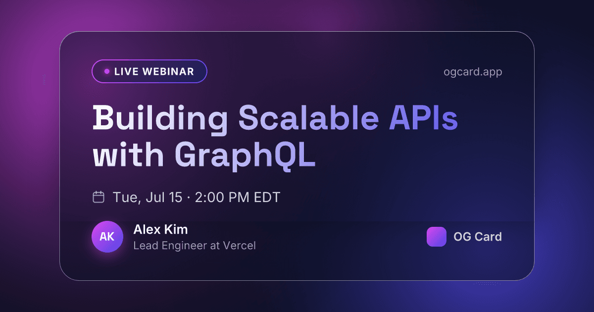 Webinar template