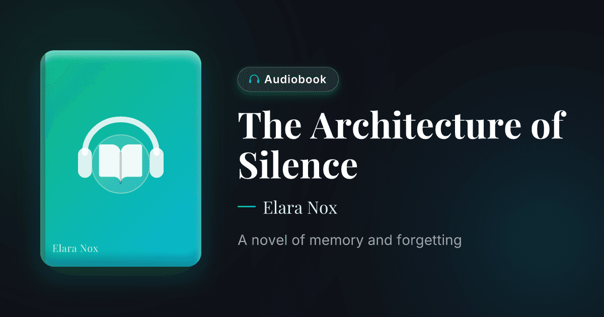 Book / Audiobook template