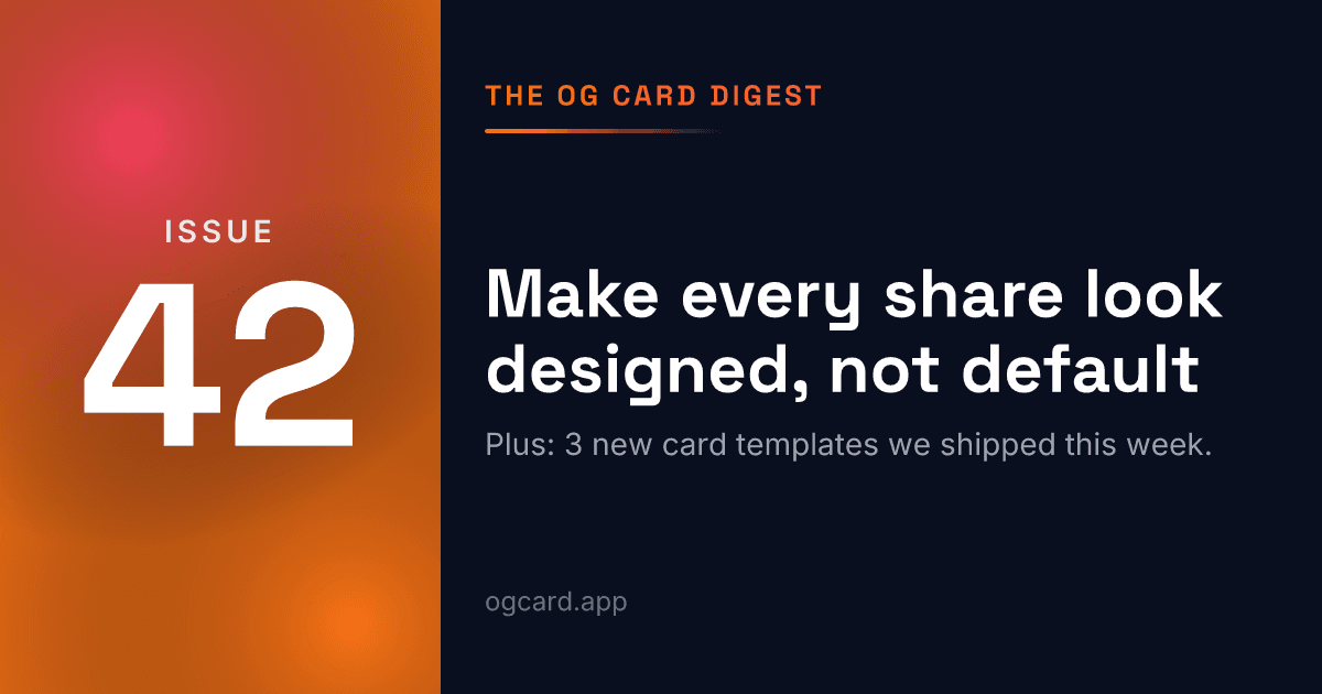 Newsletter Issue template
