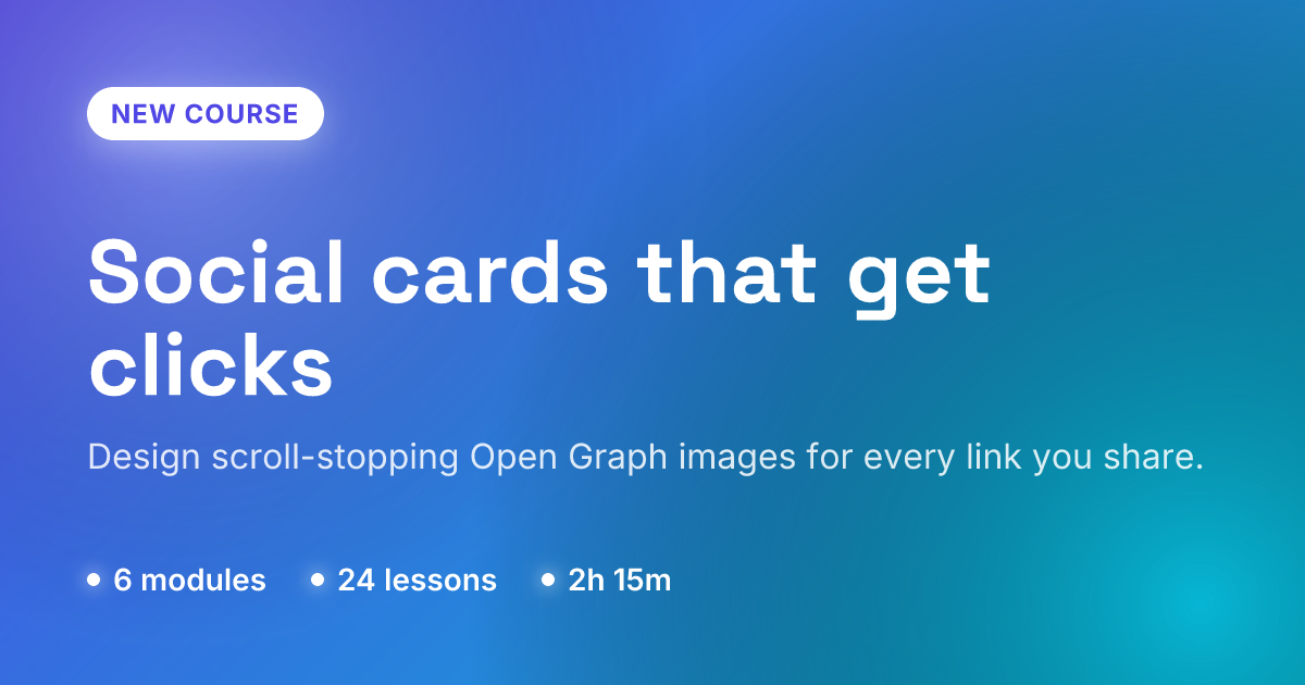 Online Course template preview
