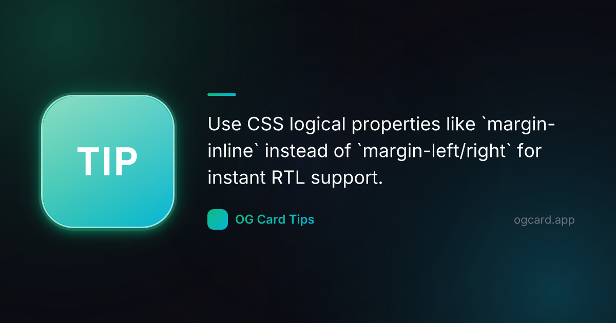 Quick Tip template preview