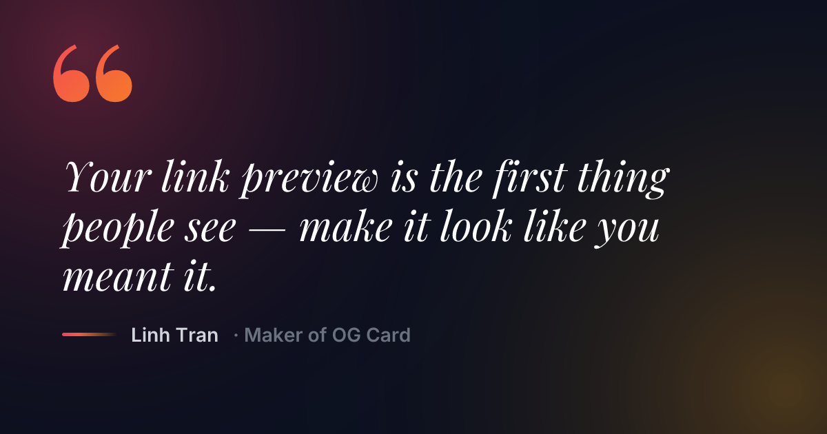 Pull Quote template preview