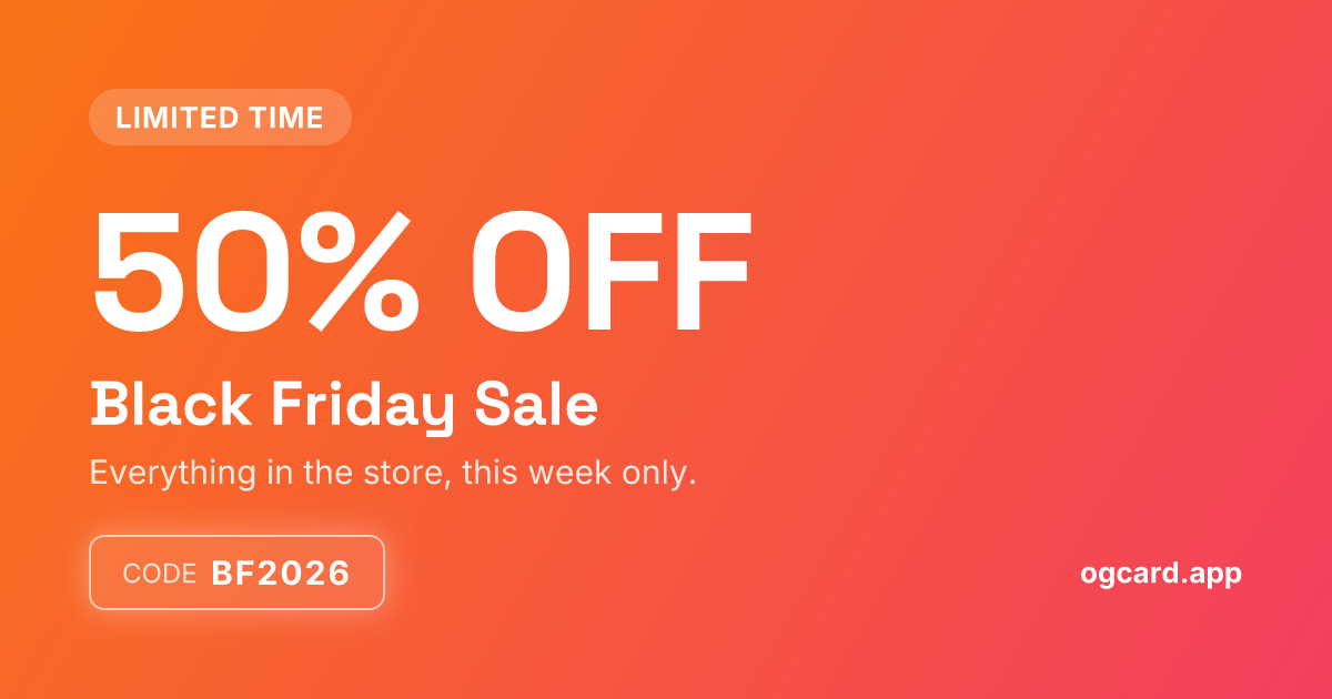 Sale / Promo template preview